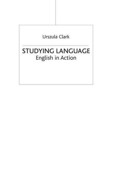 Studying Language