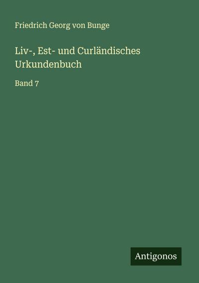 Liv-, Est- und Curländisches Urkundenbuch
