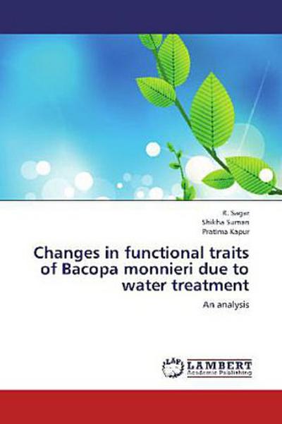Changes in functional traits of Bacopa monnieri due to water treatment