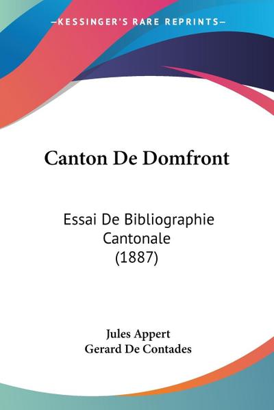 Canton De Domfront
