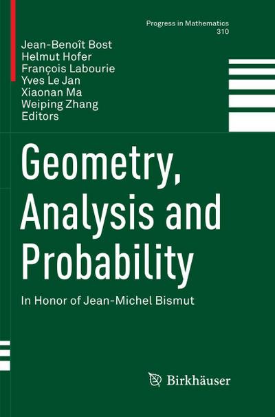 Geometry, Analysis and Probability