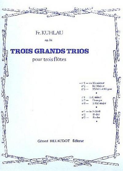 Grand trio sol majeur op.86 no.1pour 3 flûtes