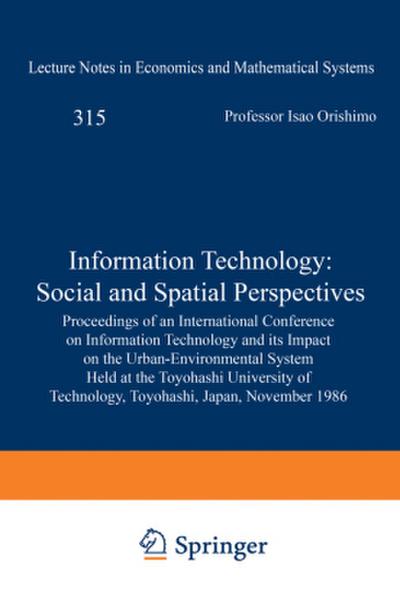 Information Technology: Social and Spatial Perspectives