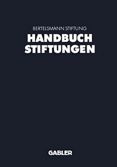 Handbuch Stiftungen