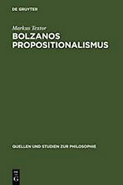 Bolzanos Propositionalismus