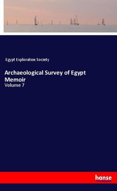 Archaeological Survey of Egypt Memoir