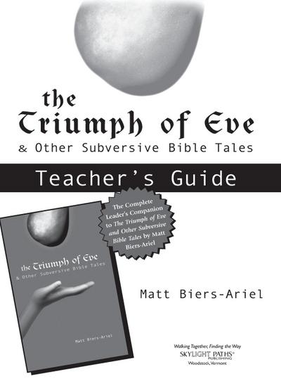 Triumph of Eve Teacher’s Guide