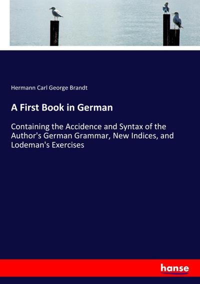 A First Book in German - Hermann Carl George Brandt