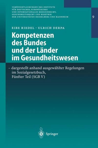 Kompetenzen des Bundes und der Länder im Gesundheitswesen