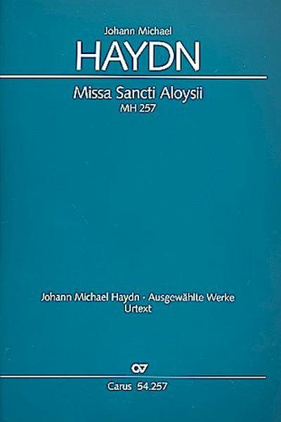 Missa Sancti Aloysii, Partitur