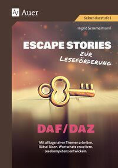 Escape Stories zur Leseförderung DaF und DaZ