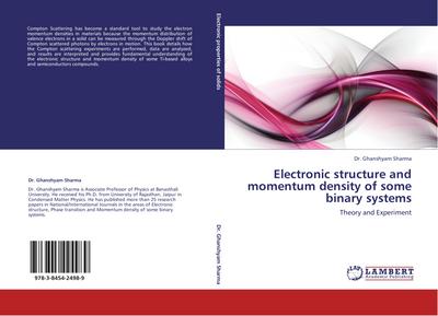Electronic structure and momentum density of some binary systems