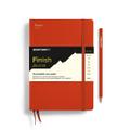 Notizbuch Finish Journal EN Fox Red