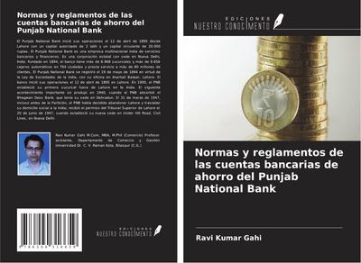 Normas y reglamentos de las cuentas bancarias de ahorro del Punjab National Bank