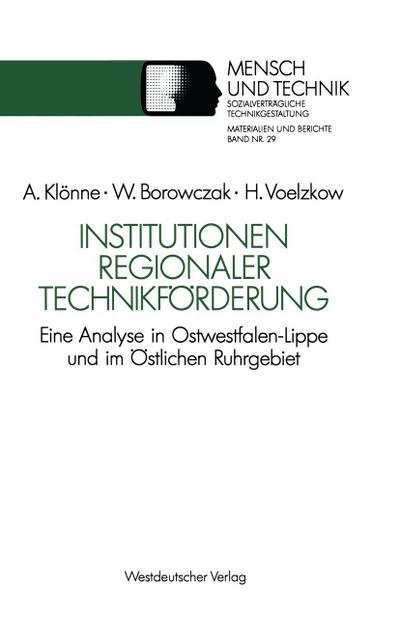 Institutionen regionaler Technikförderung