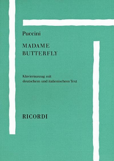 Puccini, G: Madame Butterfly