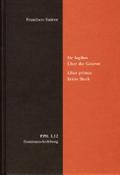 De legibus ac Deo legislatore. Liber primus. Über die Gesetze und Gott den Gesetzgeber. Erstes Buch
