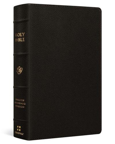 ESV Giant Print Personal Size Bible, Red Letter (Buffalo Leather, Deep Brown)