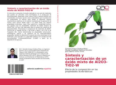 Síntesis y caracterización de un óxido mixto de Al2O3-TiO2-W