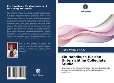 Ein Handbuch für den Unterricht im Collegiate Studio