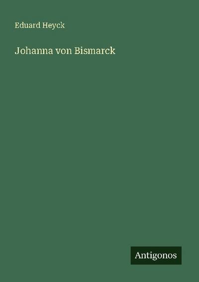 Johanna von Bismarck