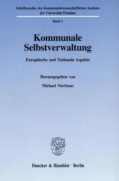 Kommunale Selbstverwaltung.