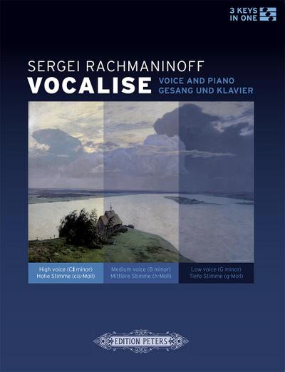 Rachmaninoff, S: Vocalise for Voice and Piano (3 Keys in One