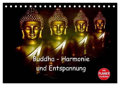 Buddha - Harmonie und Entspannung (Tischkalender 2027 DIN A5 quer), CALVENDO Monatskalender