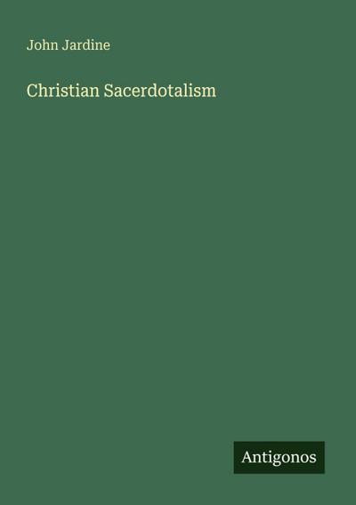 Christian Sacerdotalism