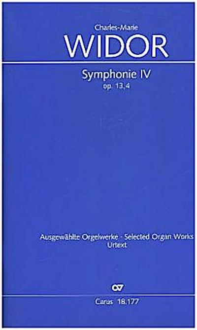 Symphonie pour Orgue No. IV, Partitur