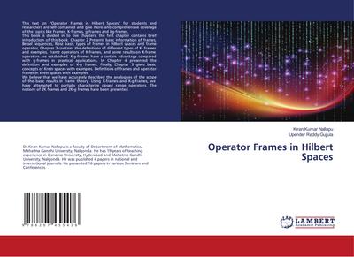 Operator Frames in Hilbert Spaces