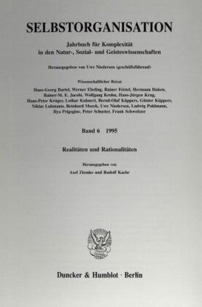 Selbstorganisation Selbstorganisation.