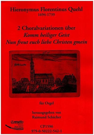 2 Choralvariationenfür Orgel