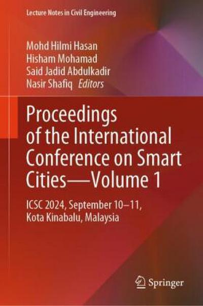 Proceedings of the International Conference on Smart Cities-Volume 1