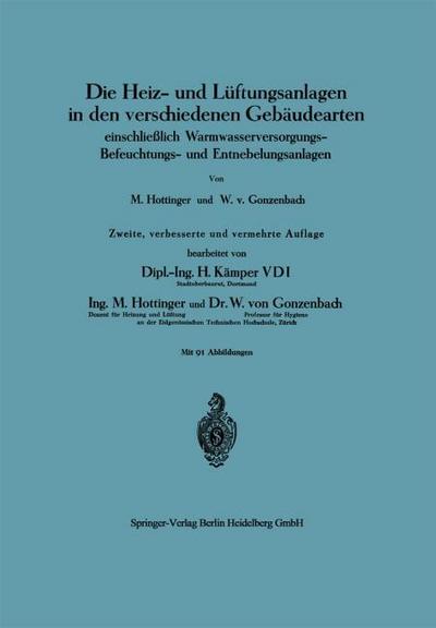 Die Heiz- und Lüftungsanlagen in den verschiedenen Gebäudearten