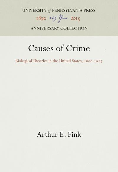 Causes of Crime