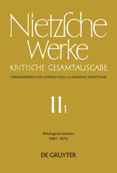 Philologische Schriften