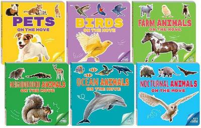 Watch Them Move Series Animals Board Book 6-Book Set