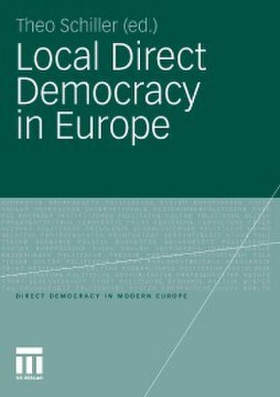 Local Direct Democracy in Europe