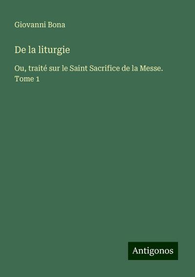 De la liturgie