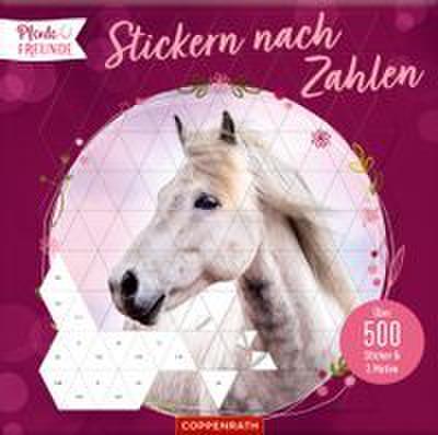 Stickern nach Zahlen Pferdefreunde