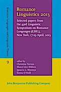 Romance Linguistics 2013