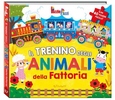 Il trenino degli animali della fattoria. Puzzle pazzi
