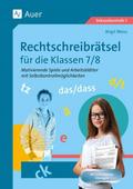 Rechtschreibrätsel für die Klassen 7-8