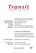 Transit 34. Europäische Revue
