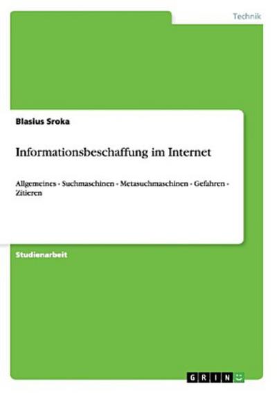 Informationsbeschaffung im Internet