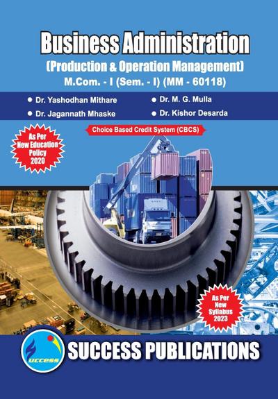 Production and  Operation Management,First Year ,M.Com,Sem-I-English
