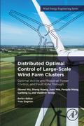 Distributed Optimal Control of Large-Scale Wind Farm Clusters
