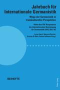Wege der Germanistik in transkultureller Perspekti