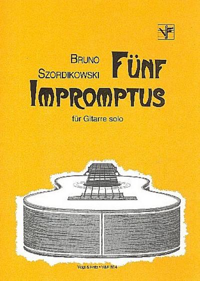 Fünf Impromptusfür Gitarre